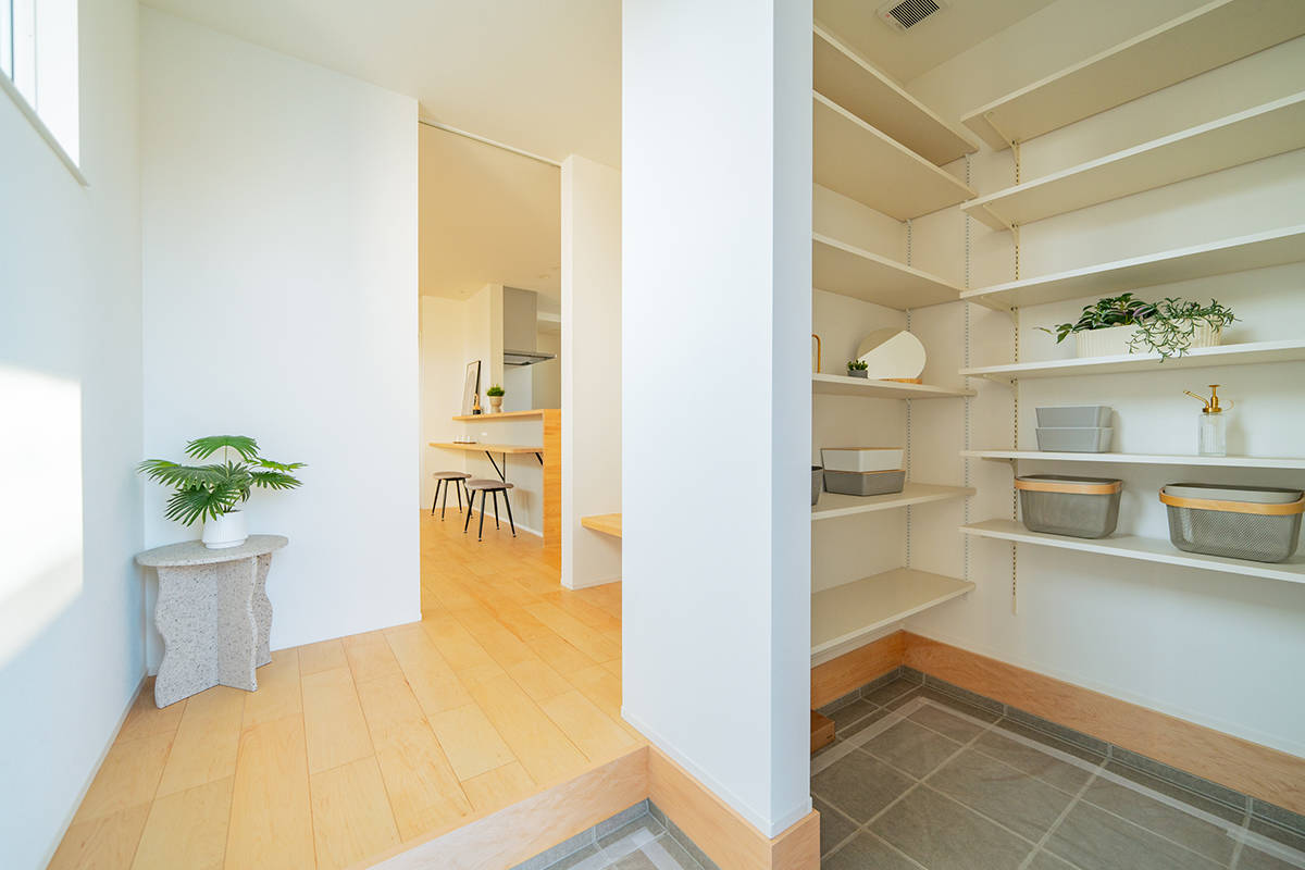 千葉市注文住宅 平屋専門 事例プラン玄関