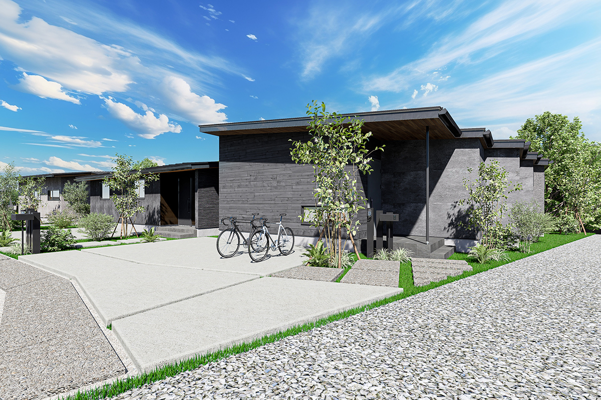 千葉市の注文住宅平屋専門 参考プラン外観イメージ