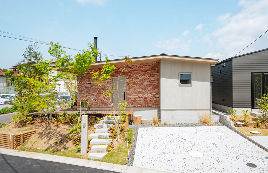 千葉市の注文住宅平屋専門 参考プラン外観イメージ