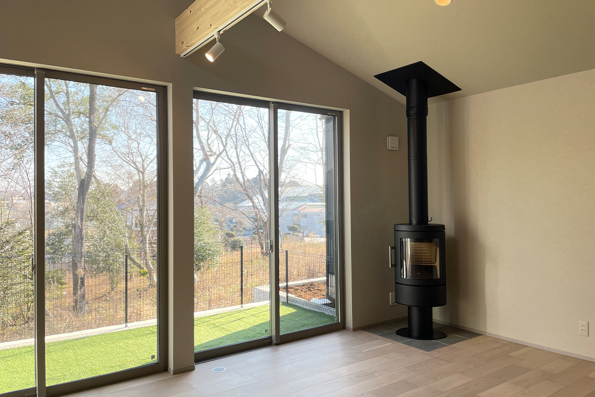 千葉市で希少な平屋のモデルハウス パース