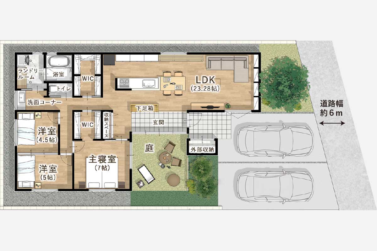 千葉市注文住宅平屋のモデルハウス見学 平屋びと